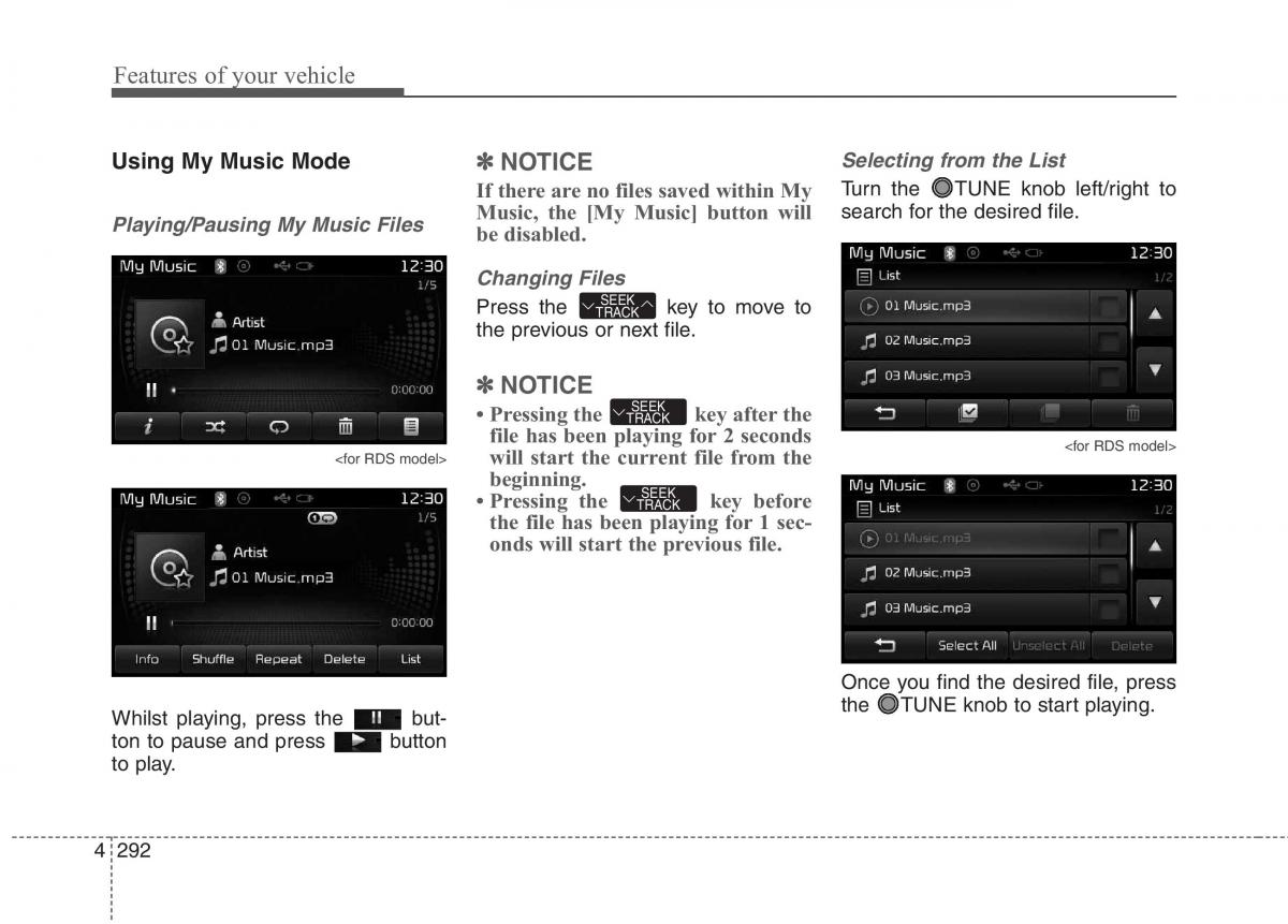 KIA Carens III 3 owners manual / page 1007