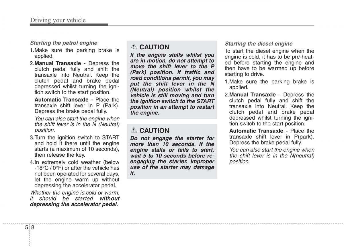 KIA Carens III 3 owners manual / page 1066