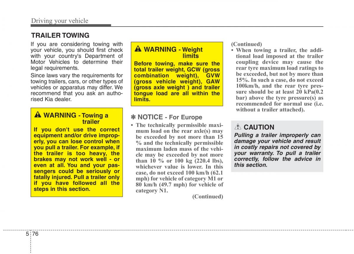 KIA Carens III 3 owners manual / page 1134