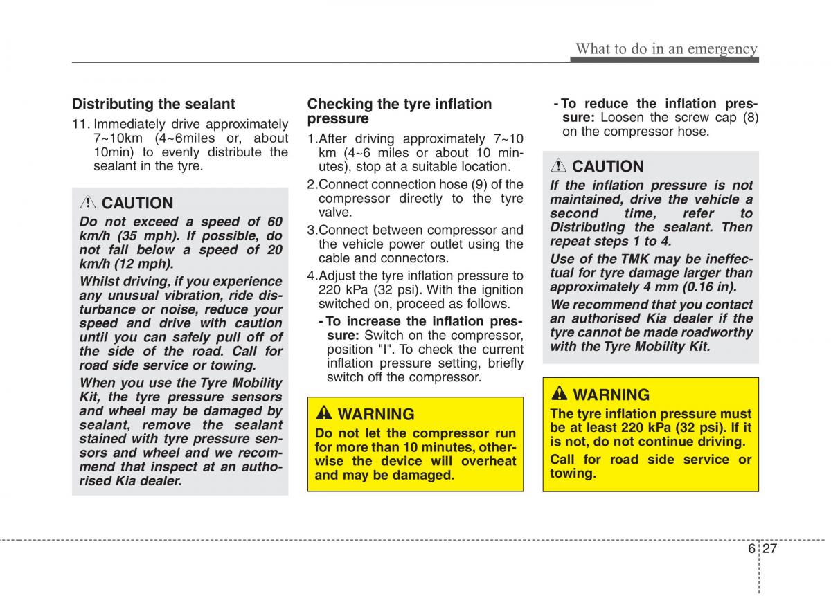 KIA Carens III 3 owners manual / page 1174