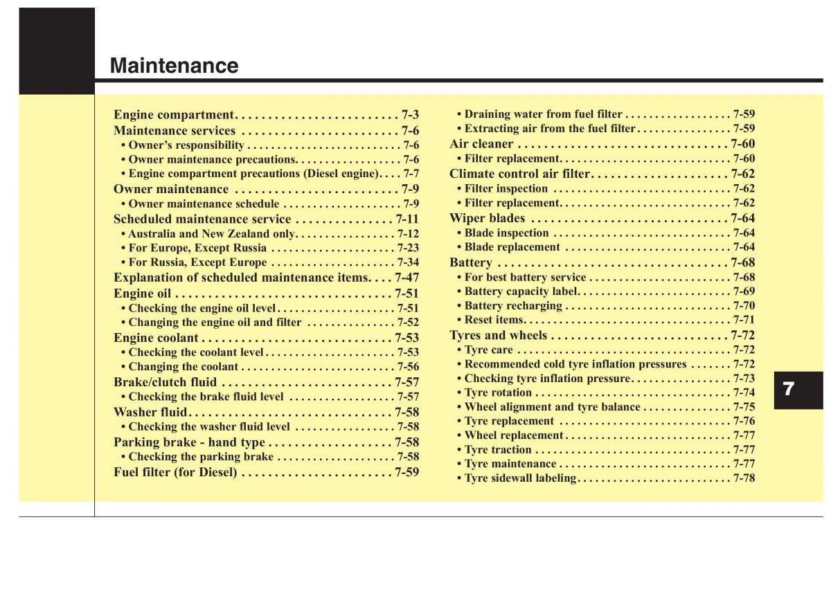 KIA Carens III 3 owners manual / page 1182