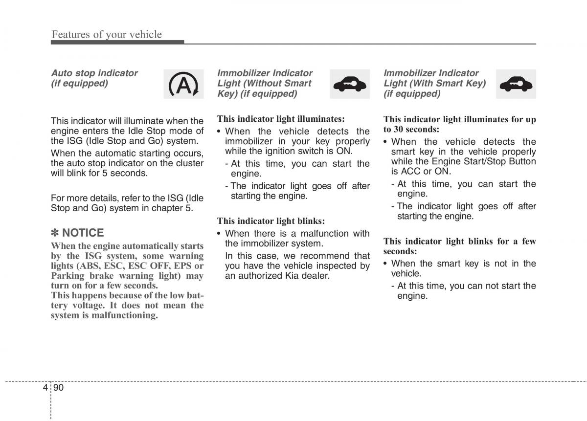 KIA Carens III 3 owners manual / page 119