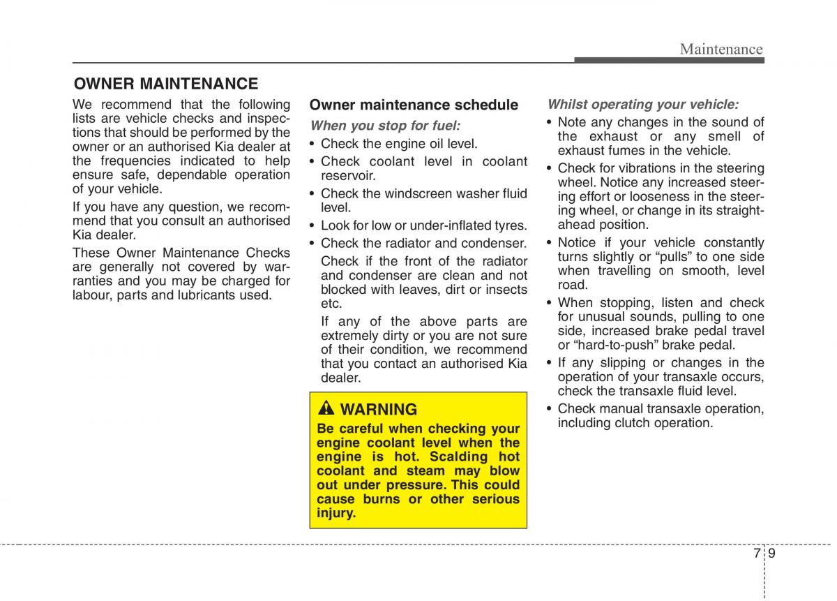 KIA Carens III 3 owners manual / page 1190