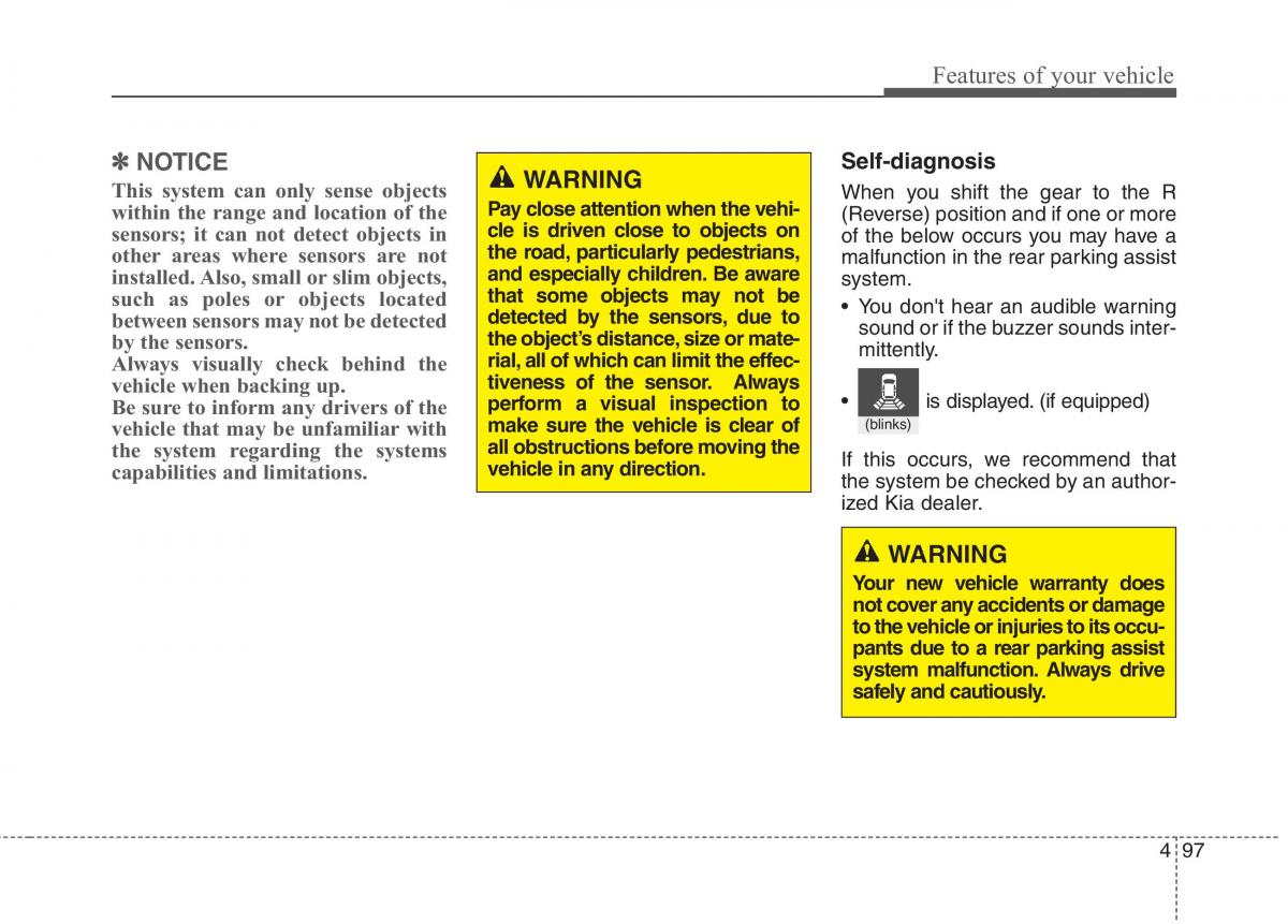 KIA Carens III 3 owners manual / page 126