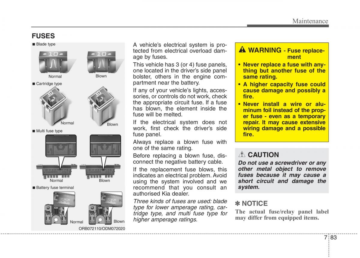 KIA Carens III 3 owners manual / page 1264