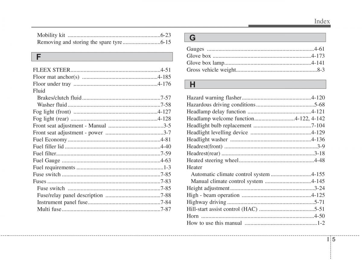 KIA Carens III 3 owners manual / page 1327