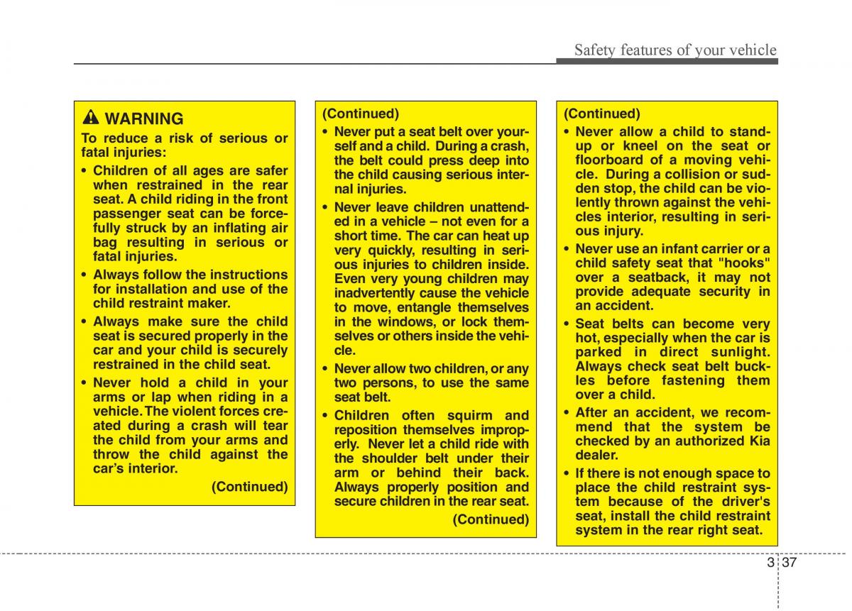 KIA Carens III 3 owners manual / page 1373