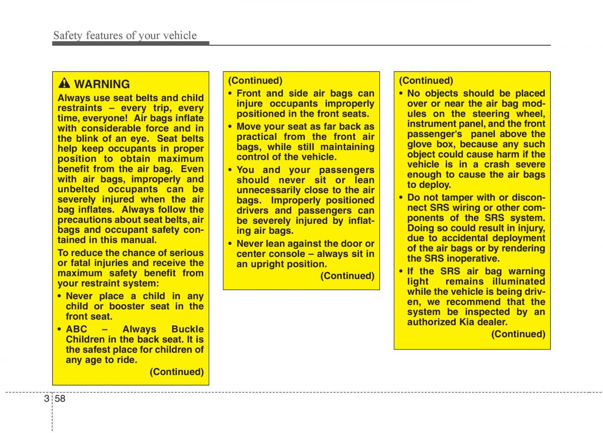 KIA Carens III 3 owners manual / page 1394