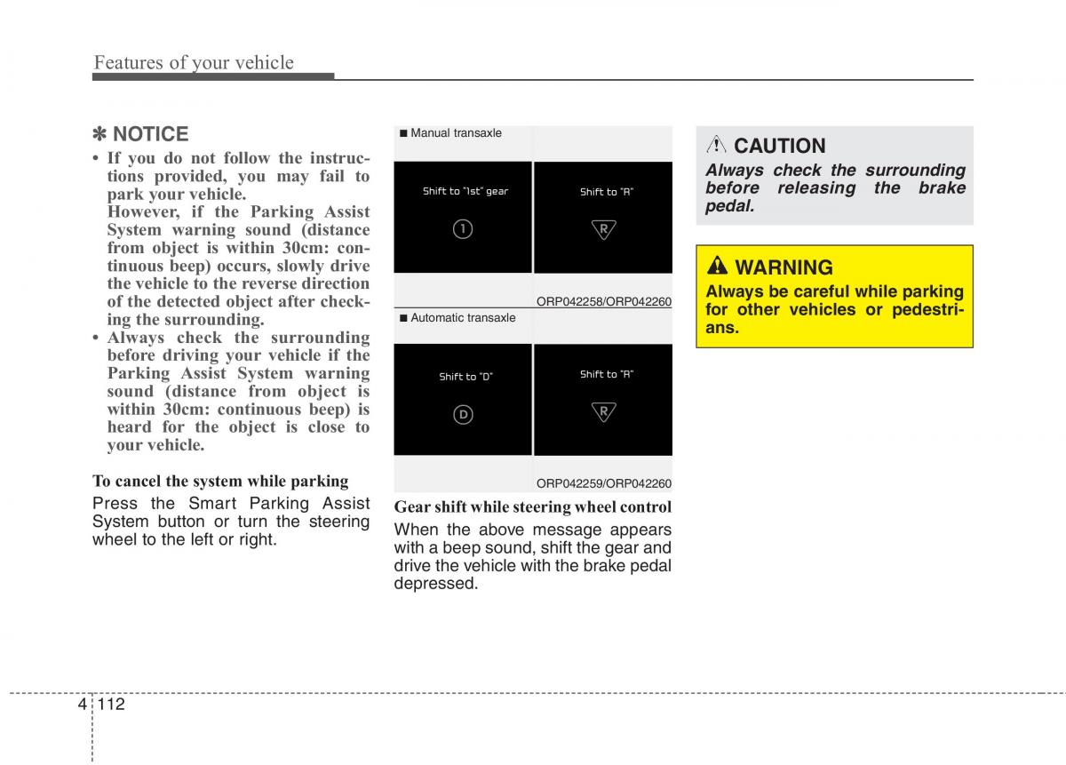 KIA Carens III 3 owners manual / page 141