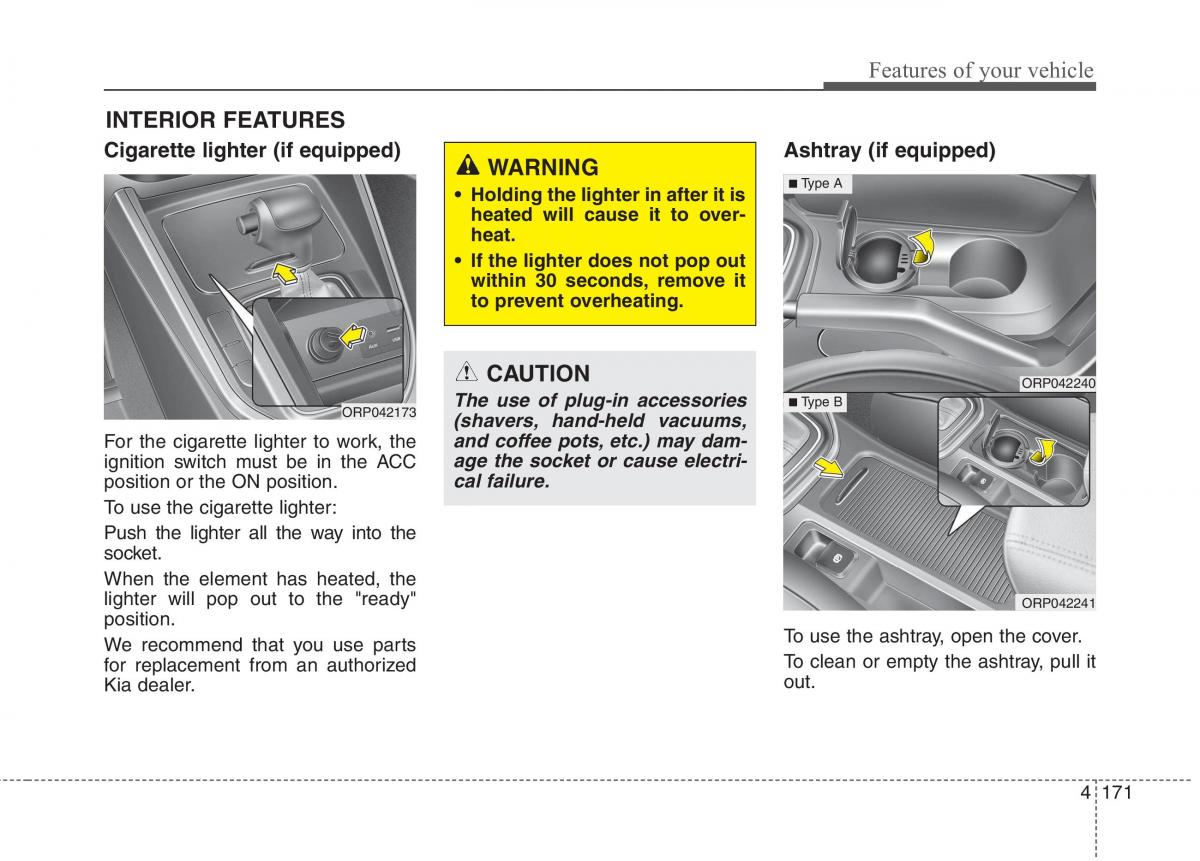 KIA Carens III 3 owners manual / page 200