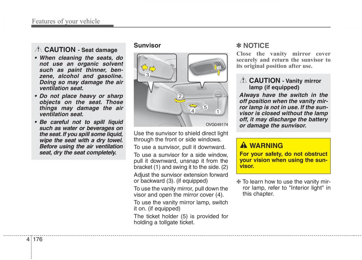 KIA Carens III 3 owners manual / page 205