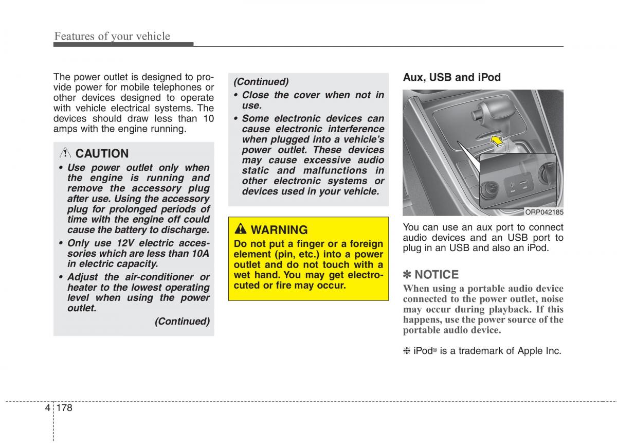 KIA Carens III 3 owners manual / page 207