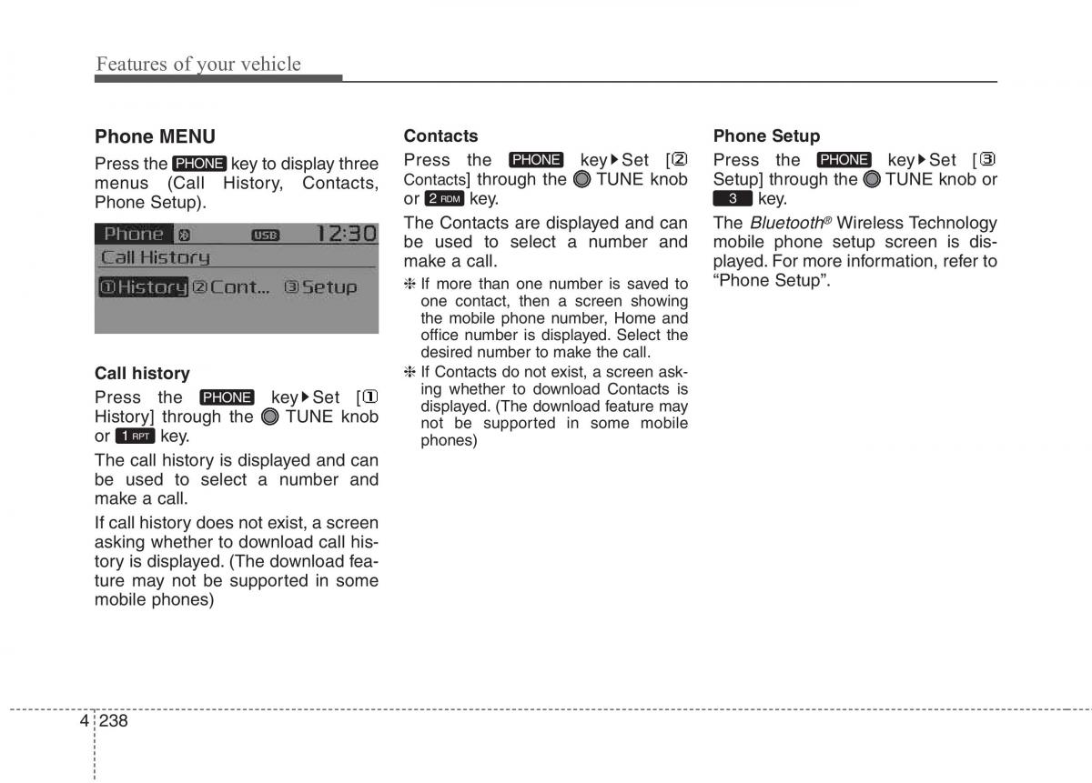 KIA Carens III 3 owners manual / page 267