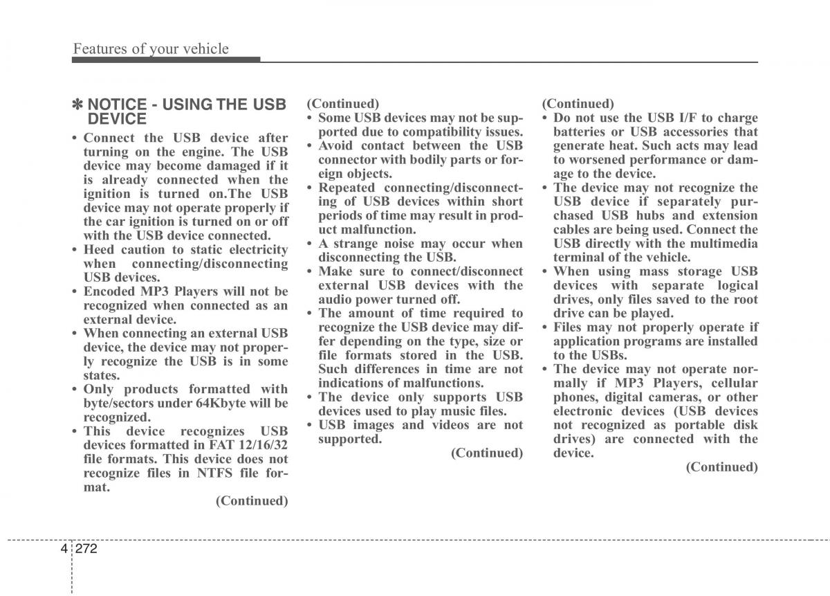 KIA Carens III 3 owners manual / page 301