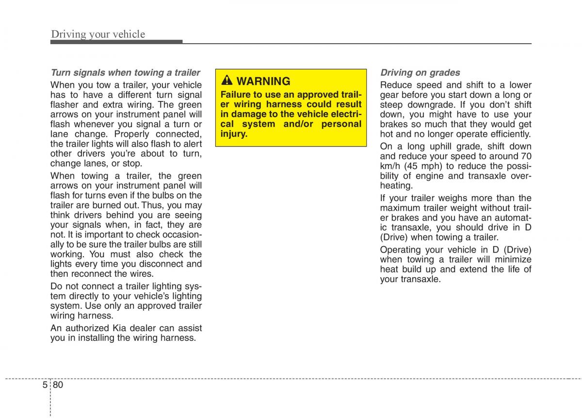 KIA Carens III 3 owners manual / page 446