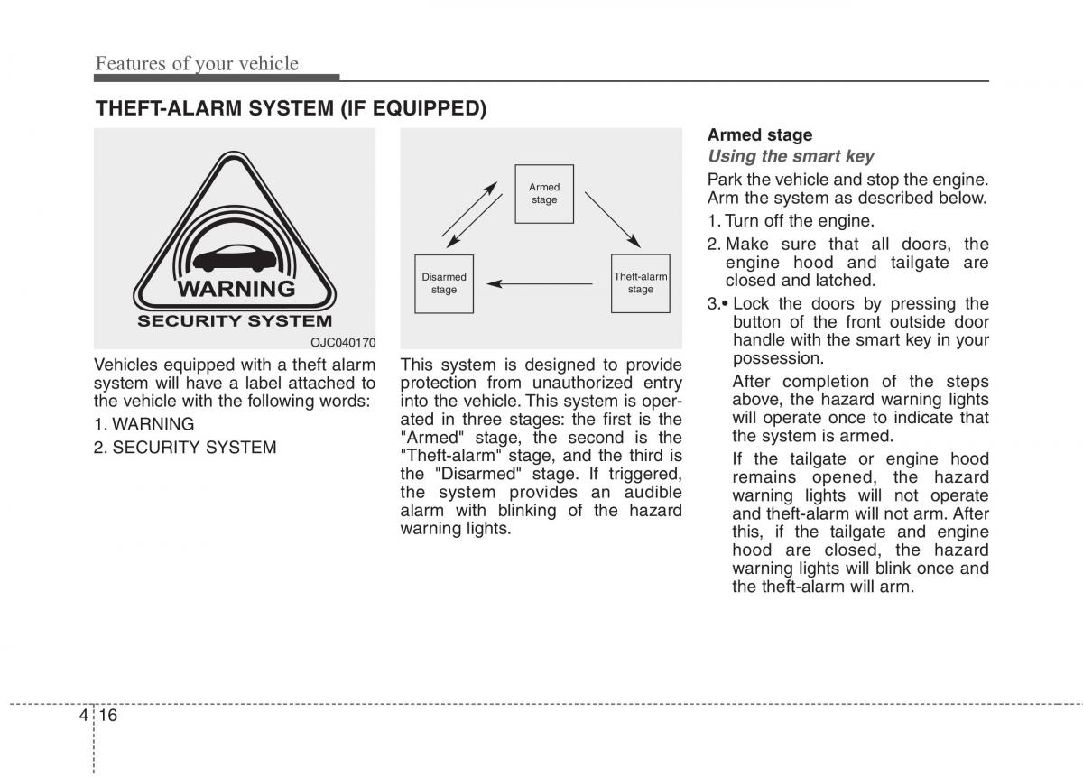 KIA Carens III 3 owners manual / page 45