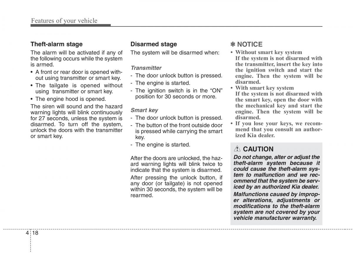 KIA Carens III 3 owners manual / page 47