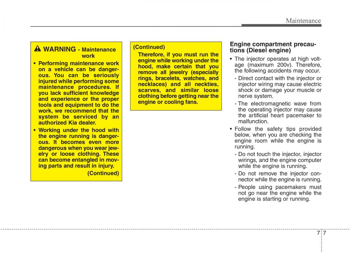 KIA Carens III 3 owners manual / page 494