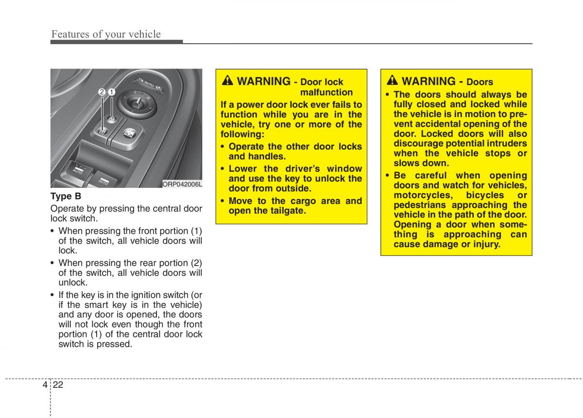 KIA Carens III 3 owners manual / page 51