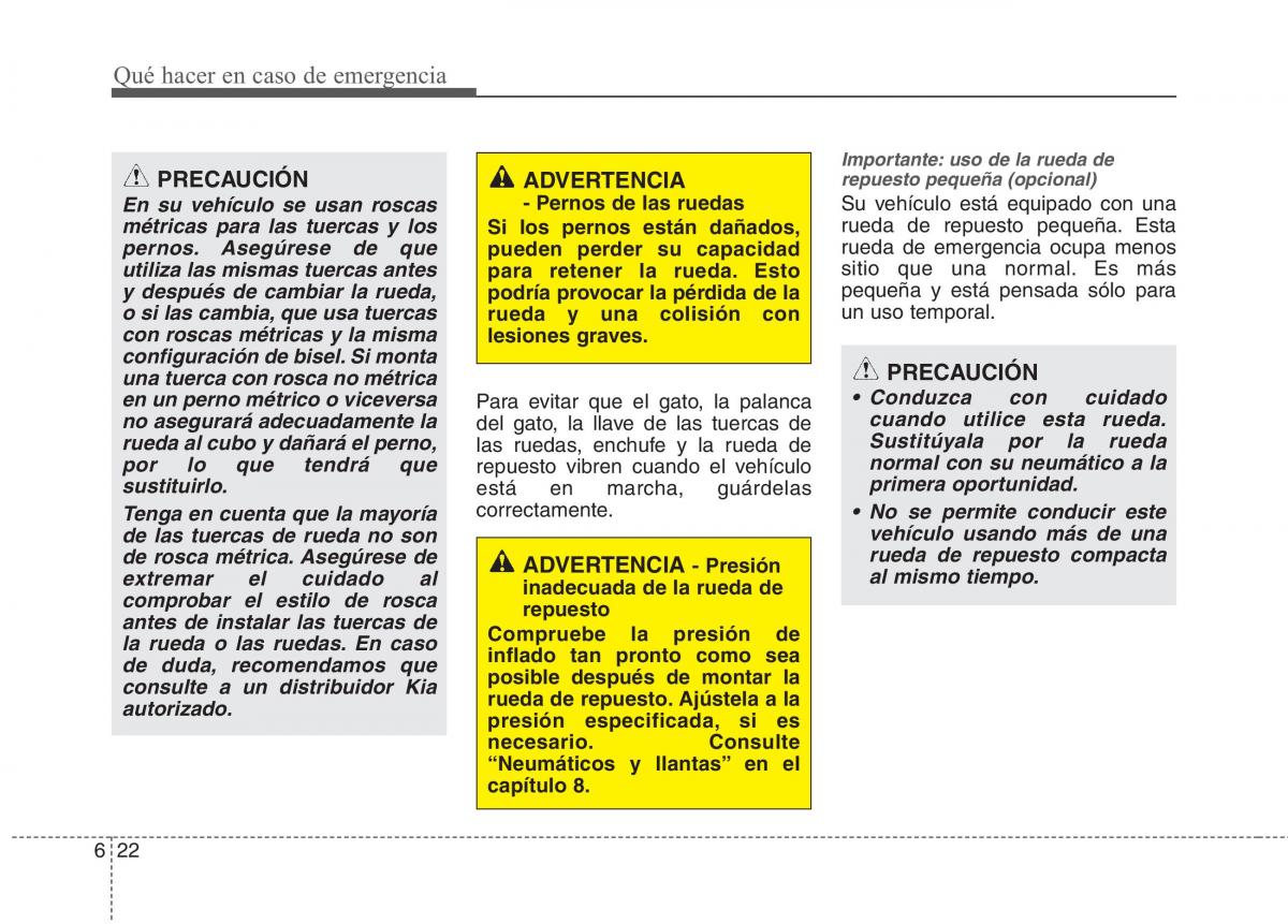 KIA Carens III 3 manual del propietario / page 542