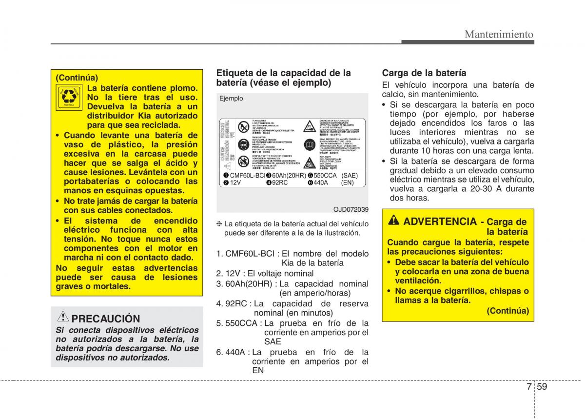 KIA Carens III 3 manual del propietario / page 615