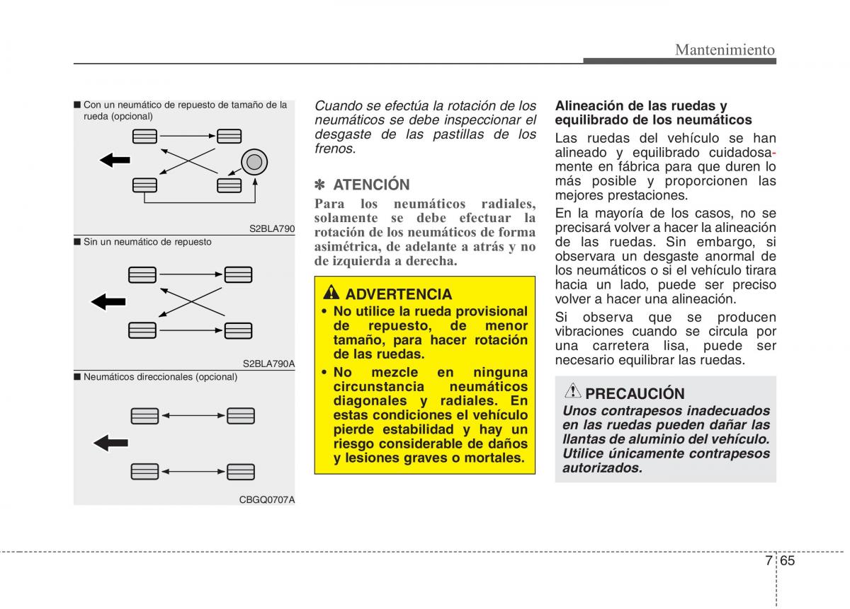 KIA Carens III 3 manual del propietario / page 621