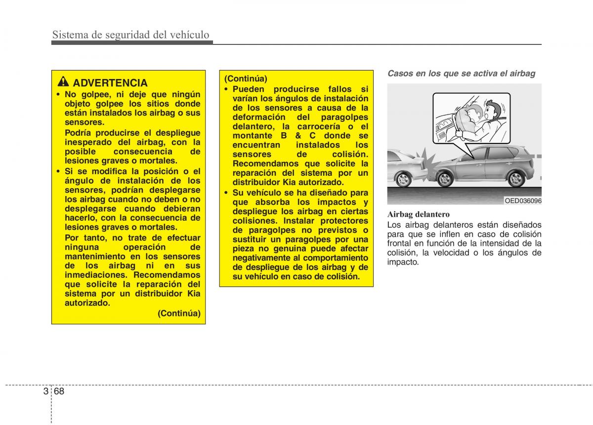 KIA Carens III 3 manual del propietario / page 81