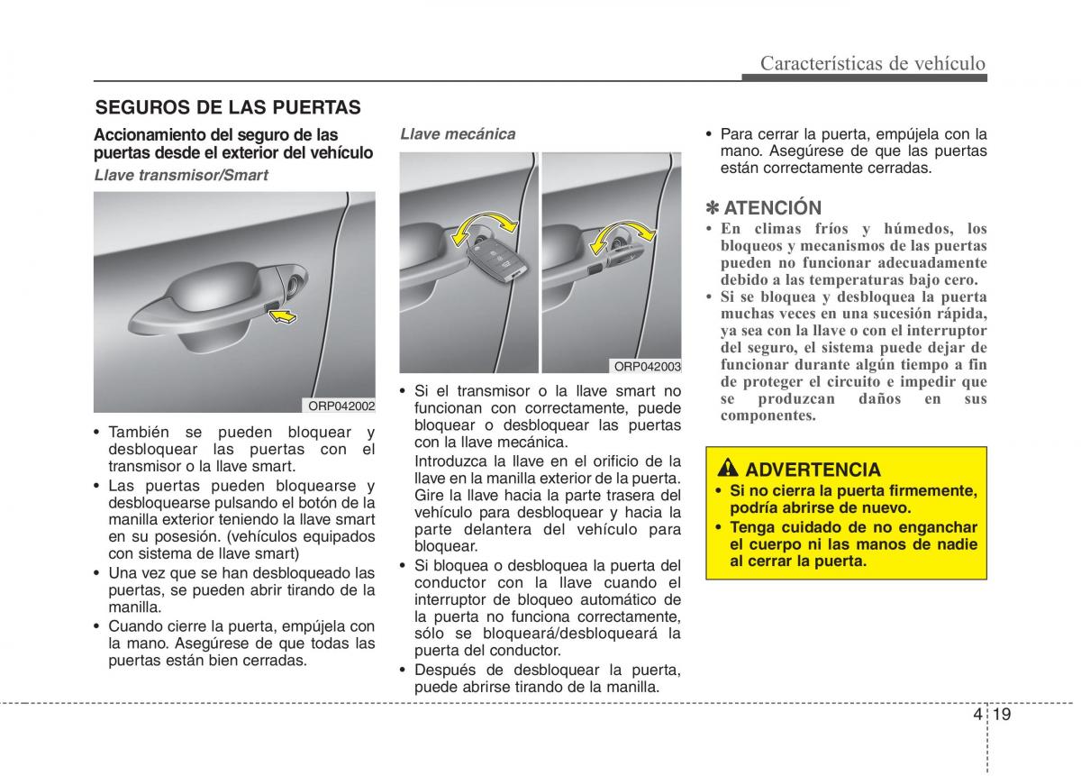 KIA Carens III 3 manual del propietario / page 106