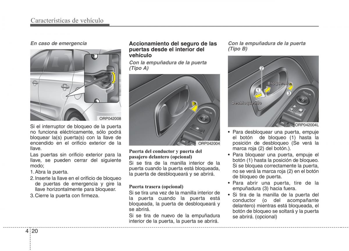 KIA Carens III 3 manual del propietario / page 107