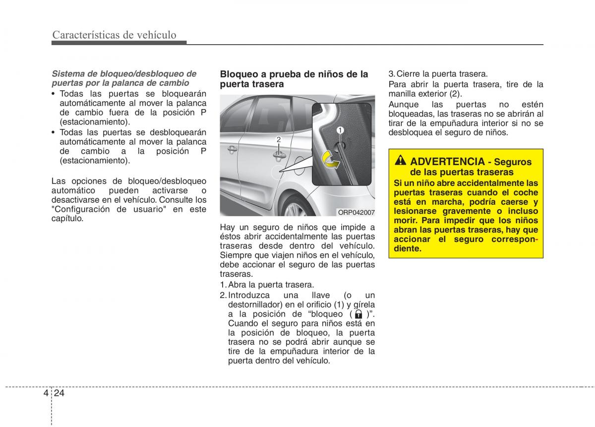 KIA Carens III 3 manual del propietario / page 111