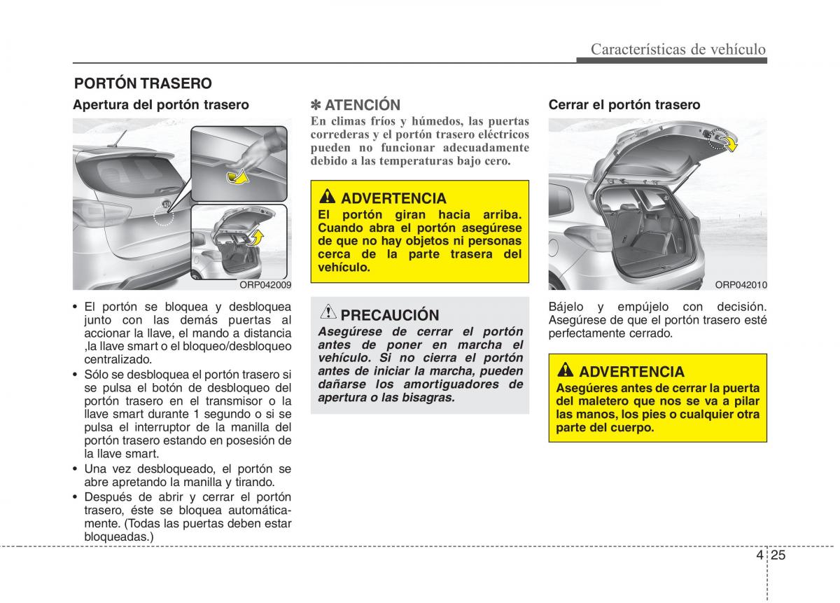 KIA Carens III 3 manual del propietario / page 112