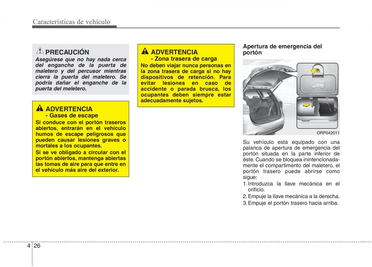 KIA Carens III 3 manual del propietario / page 113