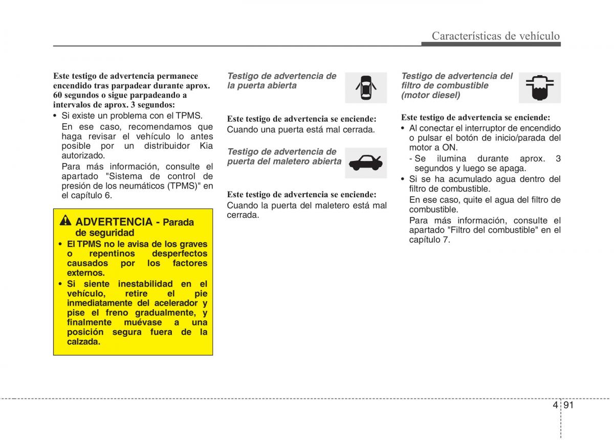 KIA Carens III 3 manual del propietario / page 178