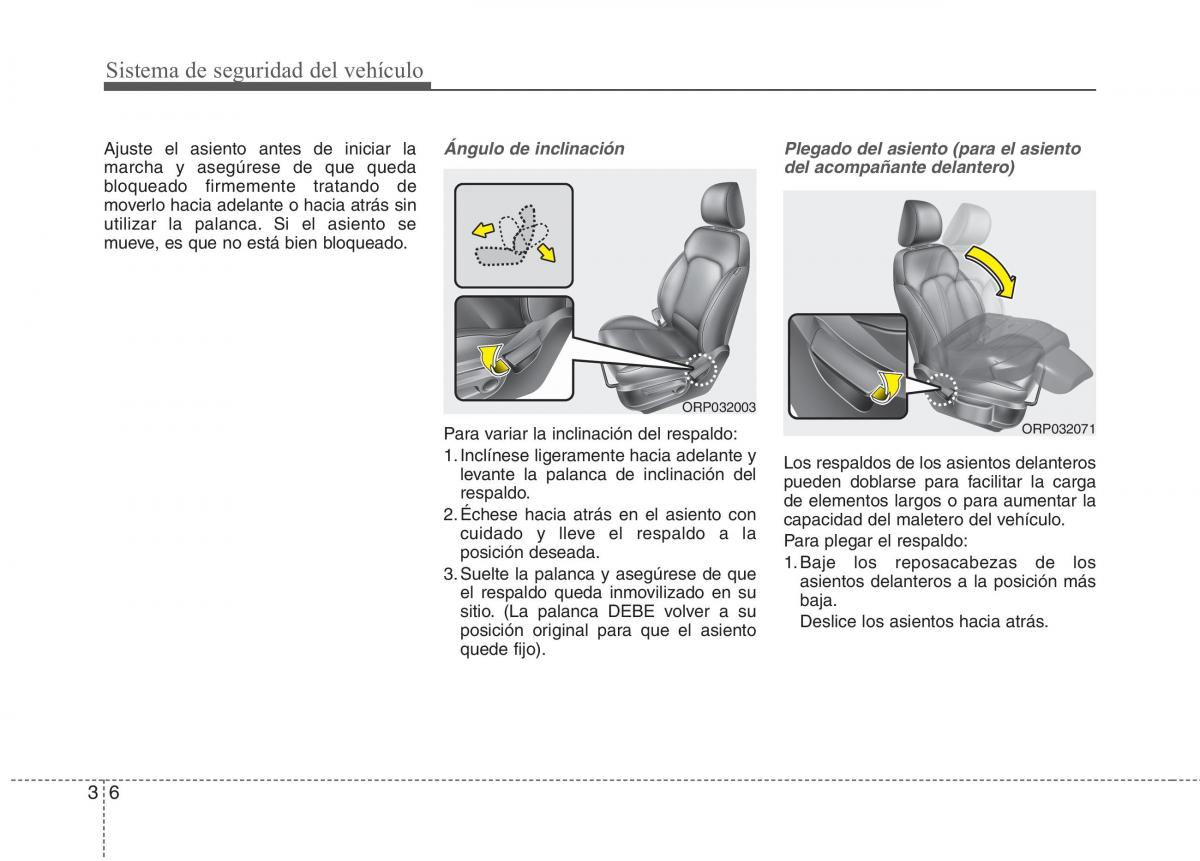 KIA Carens III 3 manual del propietario / page 19