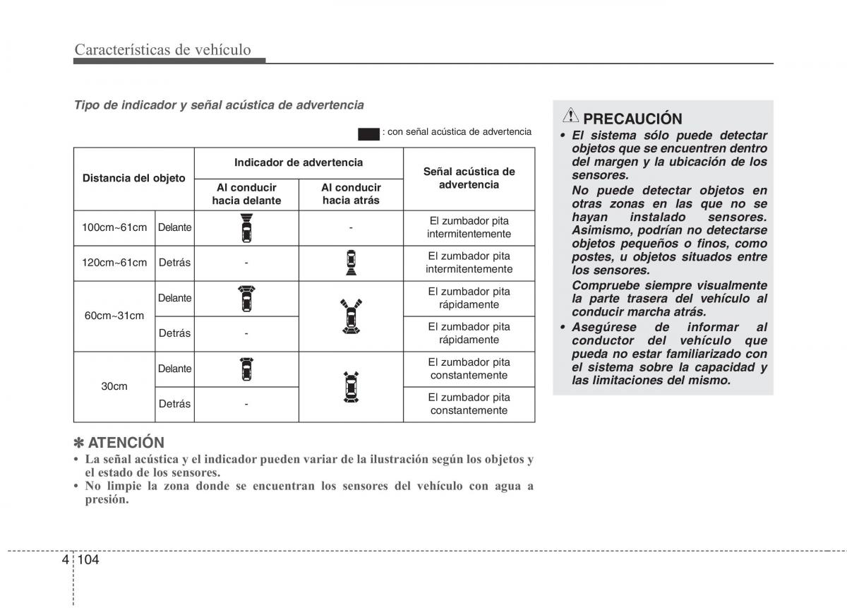 KIA Carens III 3 manual del propietario / page 191