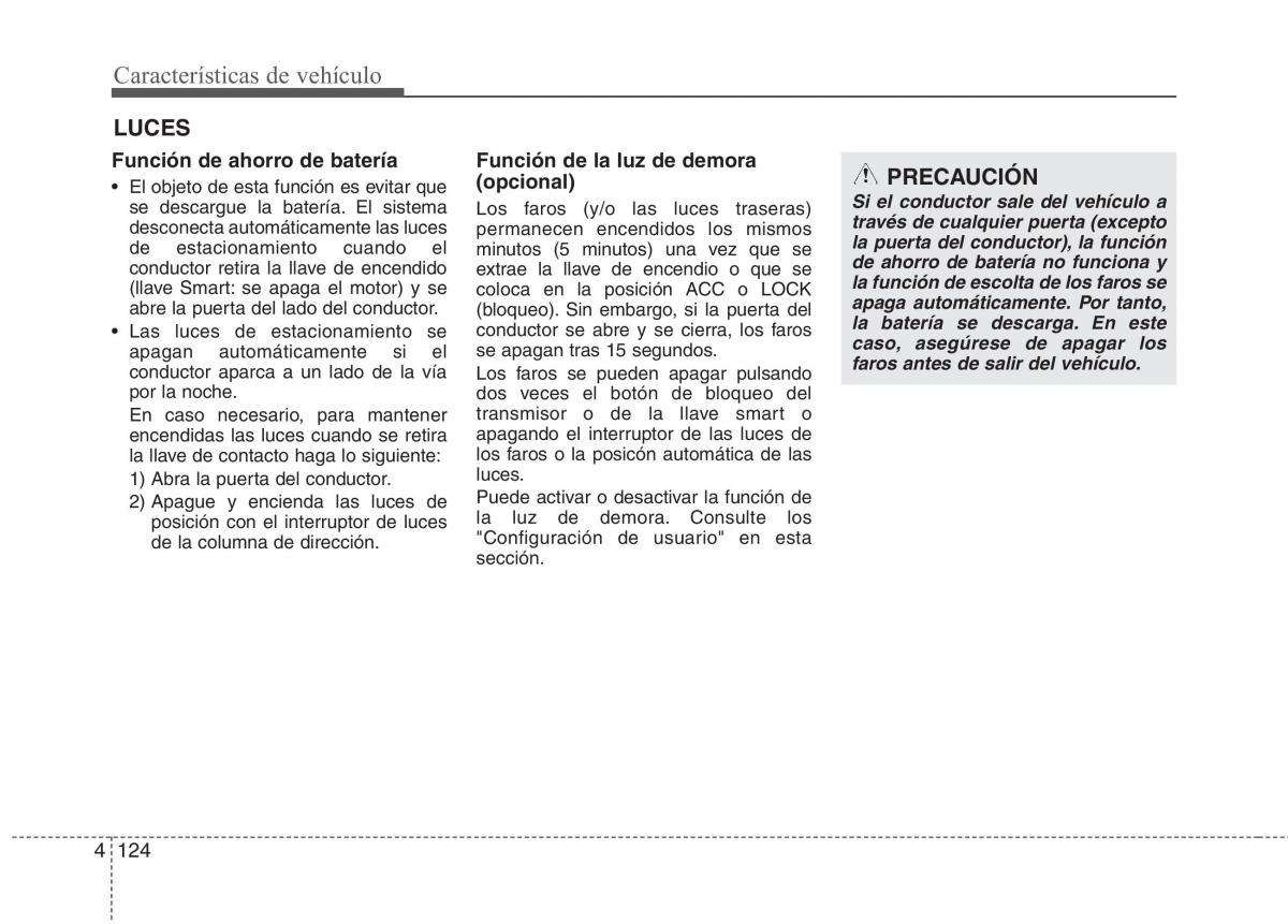 KIA Carens III 3 manual del propietario / page 211