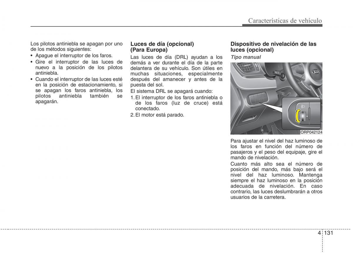 KIA Carens III 3 manual del propietario / page 218