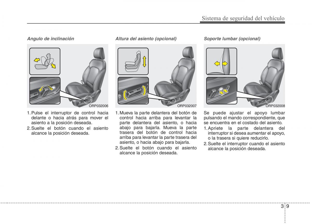 KIA Carens III 3 manual del propietario / page 22