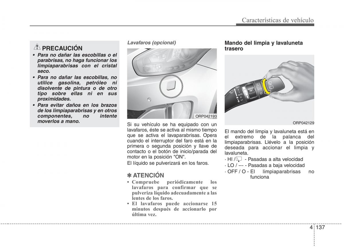 KIA Carens III 3 manual del propietario / page 224