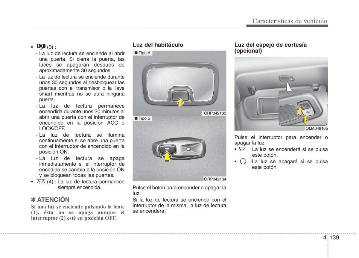 KIA Carens III 3 manual del propietario / page 226