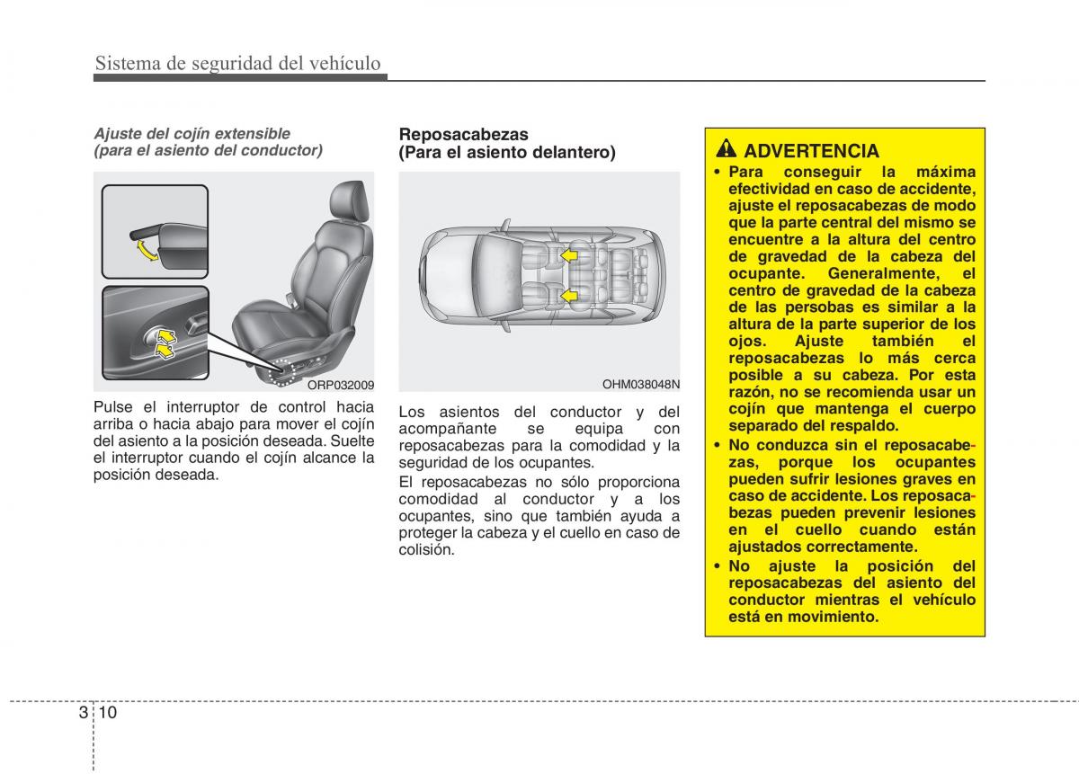 KIA Carens III 3 manual del propietario / page 23