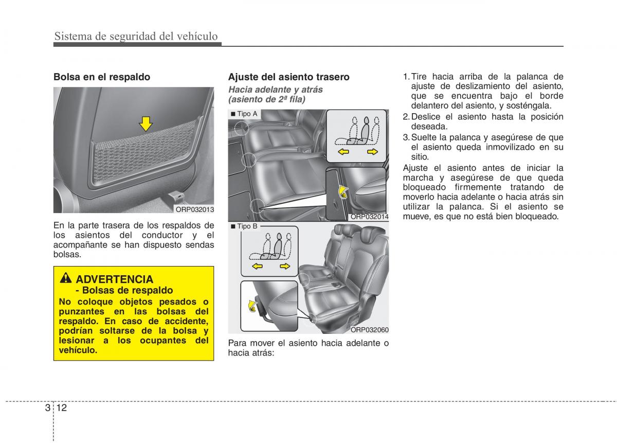 KIA Carens III 3 manual del propietario / page 25