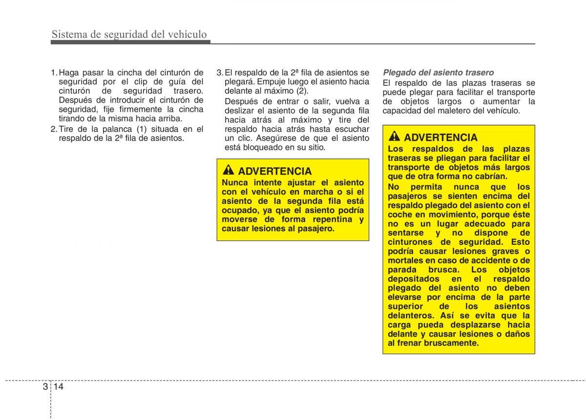 KIA Carens III 3 manual del propietario / page 27