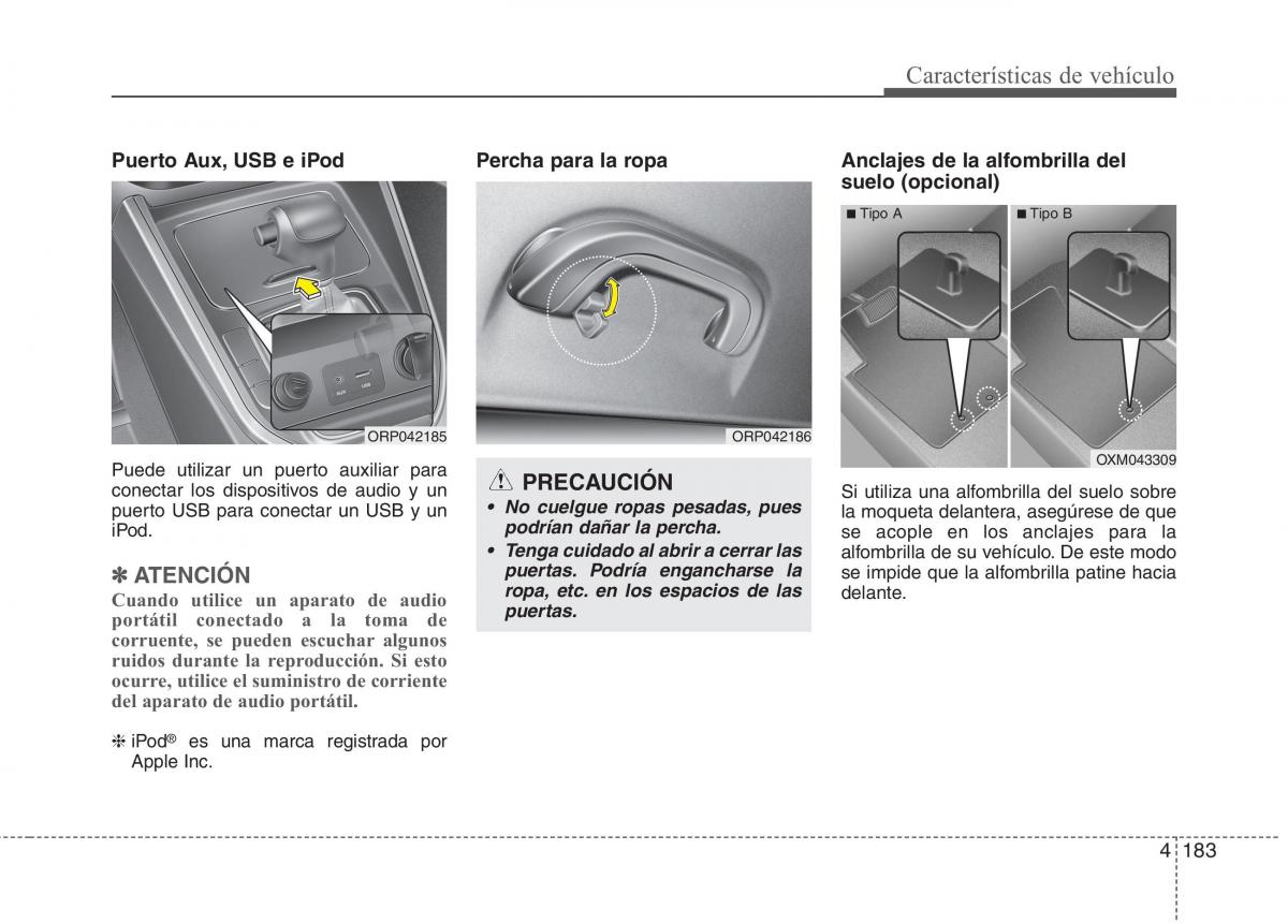 KIA Carens III 3 manual del propietario / page 270