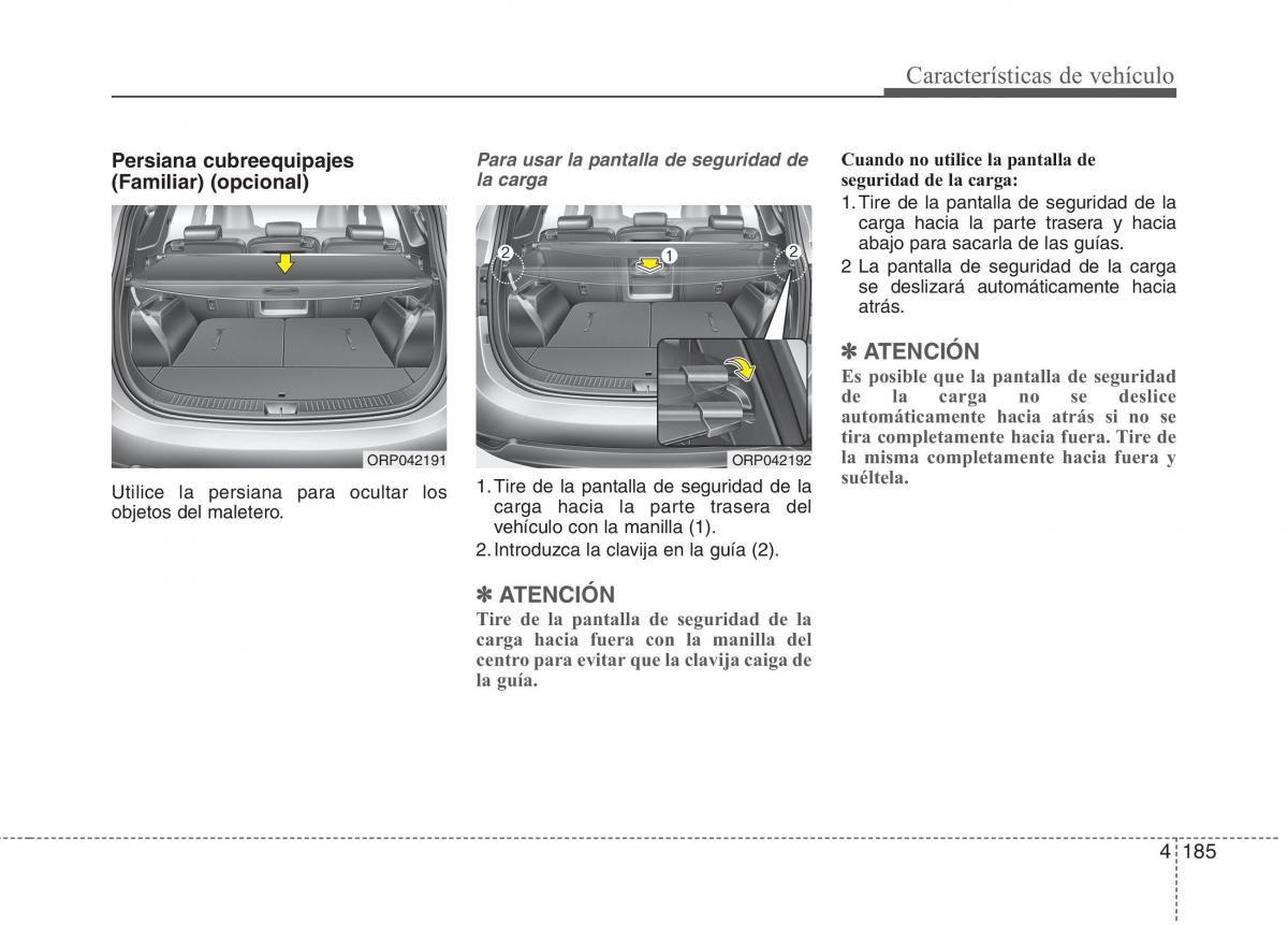 KIA Carens III 3 manual del propietario / page 272