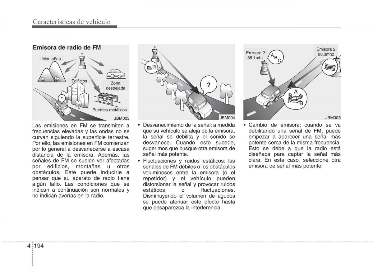 KIA Carens III 3 manual del propietario / page 281