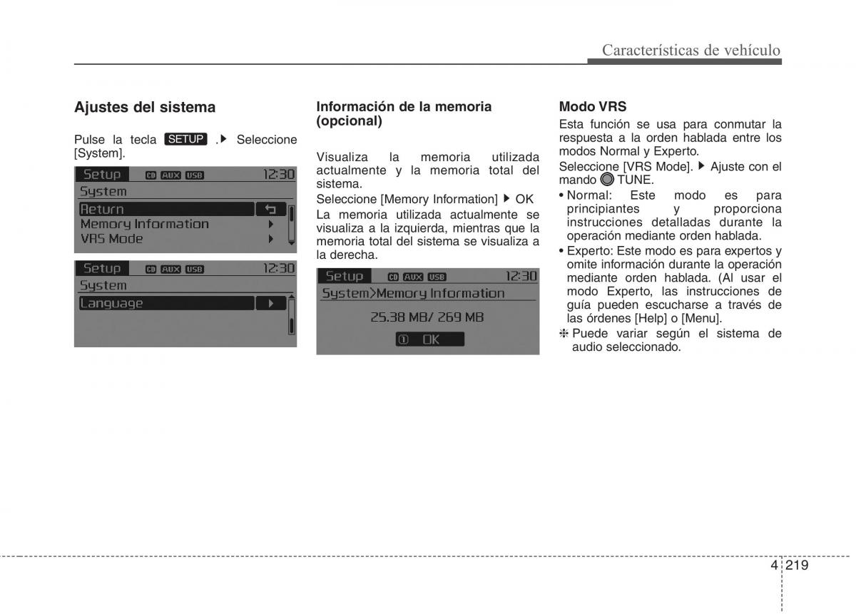 KIA Carens III 3 manual del propietario / page 306