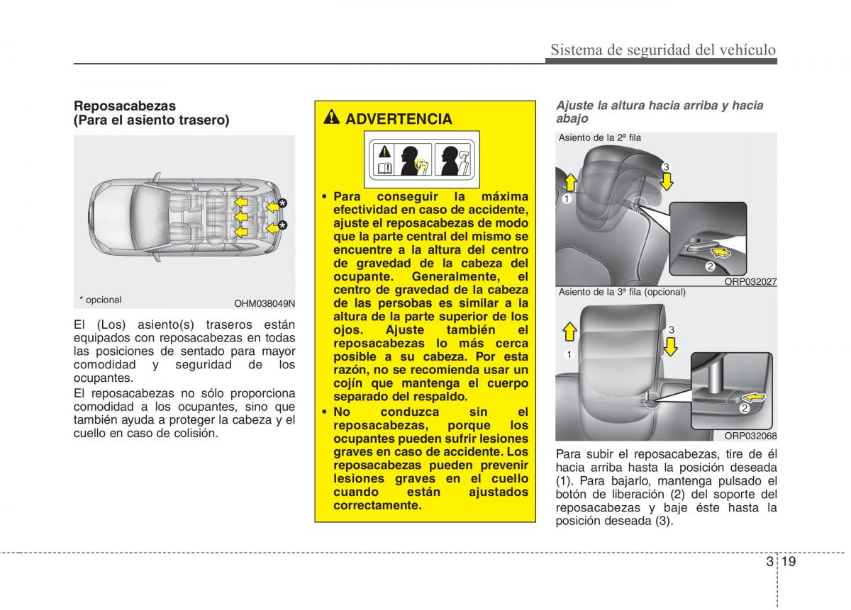 KIA Carens III 3 manual del propietario / page 32