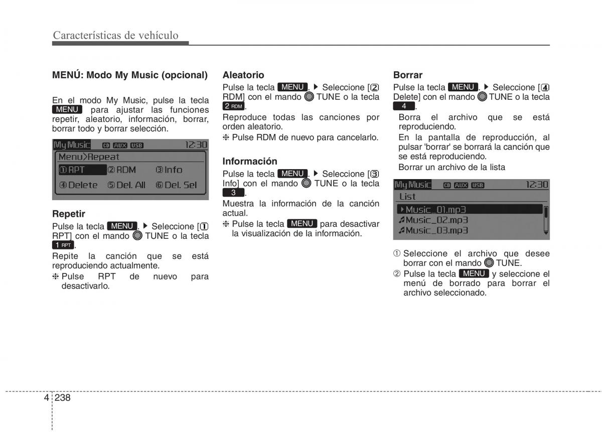 KIA Carens III 3 manual del propietario / page 325