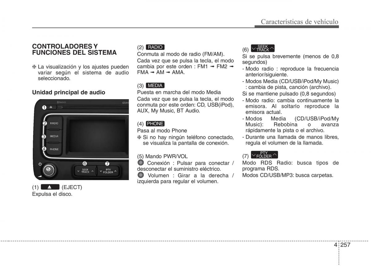 KIA Carens III 3 manual del propietario / page 344